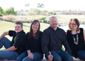Pastor Todd, Kara, Ashley and Timothy Parish